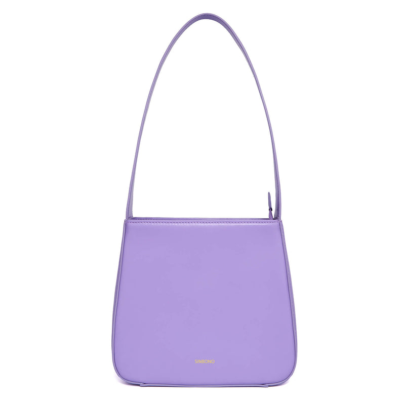 SINBONO Betty Square Bag Purple - Eco-Friendly Leather Bag for women